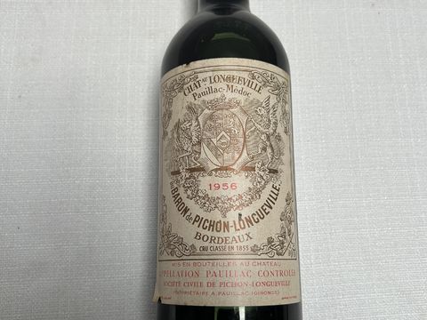 Fles Longueville Pouillac-Medoc 1956