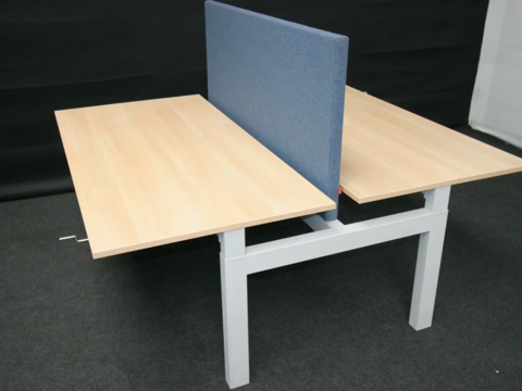 In hoogte verstelbaar duo workbench Drisag