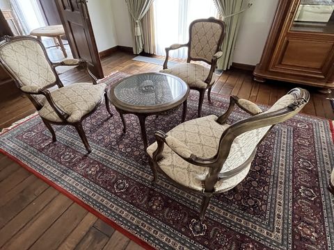 Antique drawing-room suite