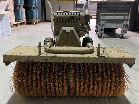Stiga ride-on sweeper