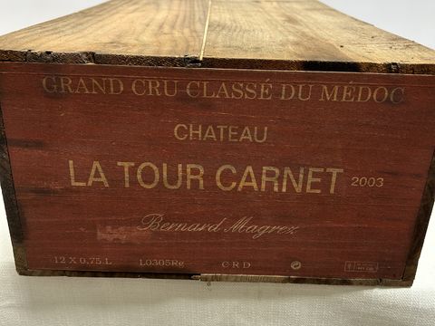 12 flessen Chateauneuf La tour Cornet 2003