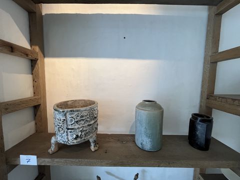 3 delig Aziatisch antiek