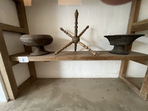 3 delige houten Wabi Sabi ornamenten