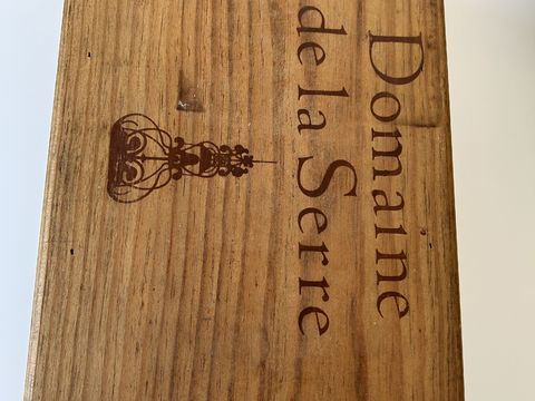 Geschenkkoffer Inhout met slot, Domaine de la Serve, 1995
