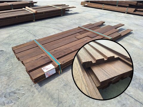 Thermo frake triple gevelbekleding 20x140 MM, +/- 10m2. B-kwaliteit