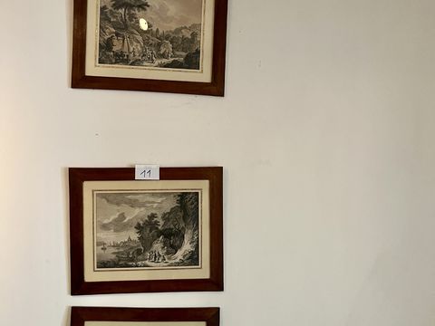 Lot van 3 tekeningen