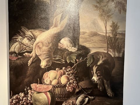 Schilderij met jachttafereel