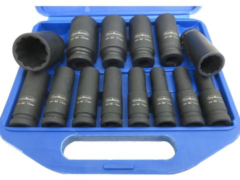 14 dlg lange Krachtdoppenset 1/2"