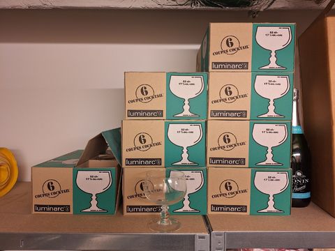 9 Dozen (6st)  Luminarc Cocktail Coupes (52 cl)