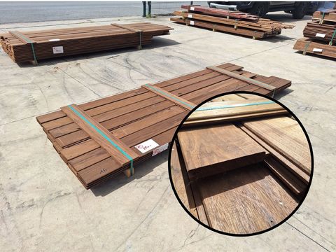 Thermo frake blokhut 20x140 MM, +/- 6m2. B-kwaliteit
