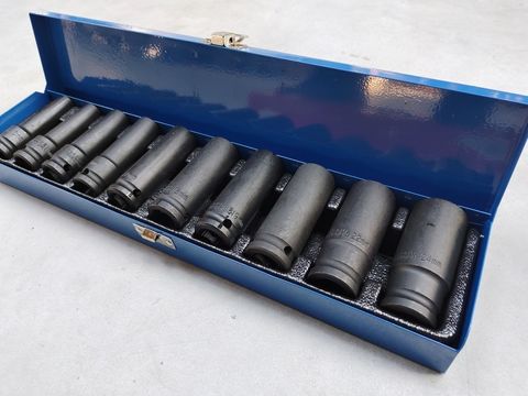 10 dlg lange Krachtdoppenset 1/2"