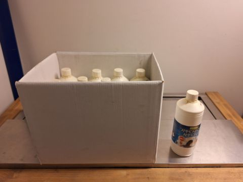 8 Flessen van 1 Liter Ammoniak 12%