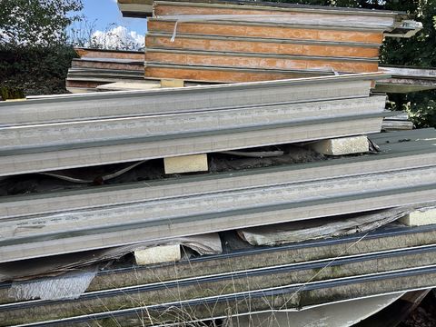 Partij sandwichpanelen
