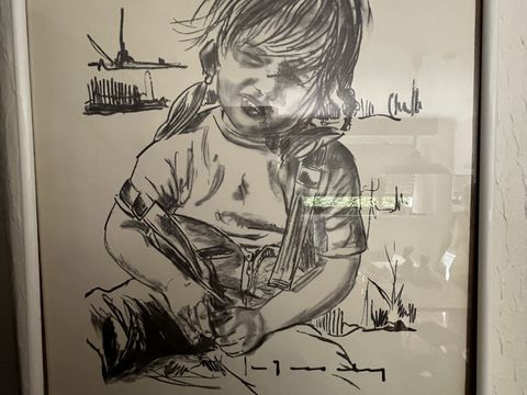 Original lithograph by Tessely