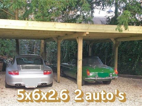 carport 2 autos 5x6x2,6