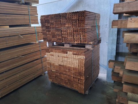 50m2 Thermowood blokprofiel dubbelzijdig(tand en groef)