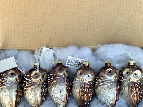 Handmade Glass X-Mass Deco 6X