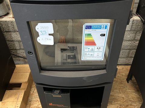 Houtkachel Dik Geurts Ivar 5 High, 4;7 KW Nieuw, vrijstaand toestel
