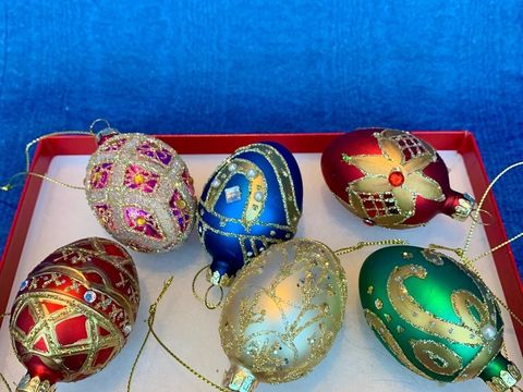 Handmade Fabergé Inspired X-mass Deco 6X