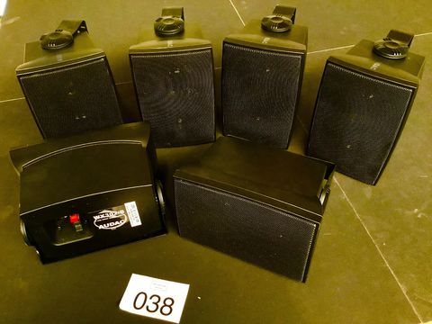 6 luidsprekers AUDAC WX302/B