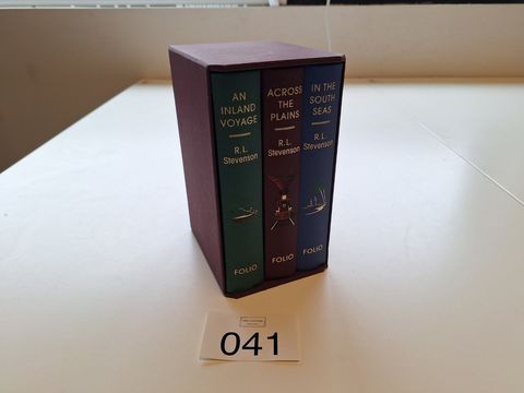 Robert Louis Stevenson – Reisbundel (Folio Society, 3-delig, slipcase)