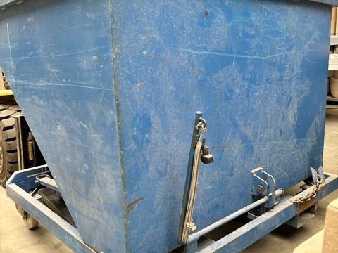 2 x Kantelcontainer voor restafval 350 L.
