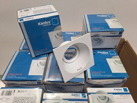 45x Kanlux Premium APRILA DTL-W Inbouwarmaturen – Wit