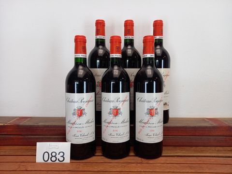 Chateau Poujeaux, 1996, 6 flessen