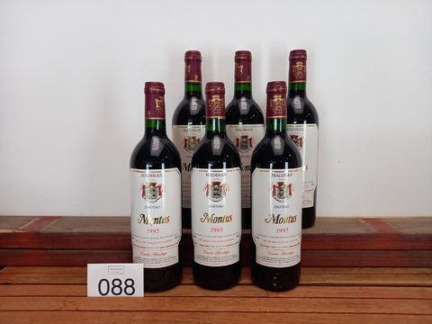 Madiran Château Montus 1995 Cuvée Prestige 6 flessen