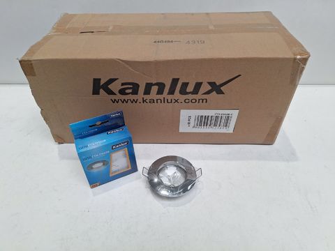 Groot Lot Kanlux Luto CTX Inbouwspots (Chroom) – 50 Stuks