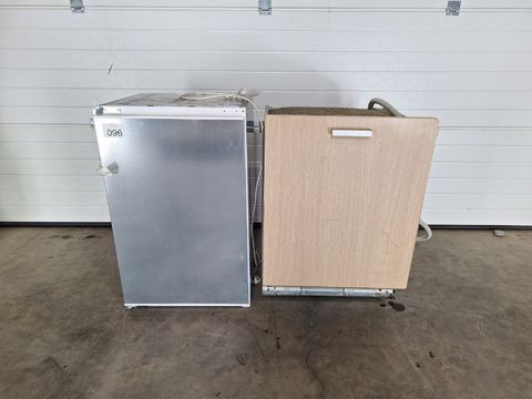 Gebruikte inbouw vaatwasser Miele en Bosch koelkast(zie afb)