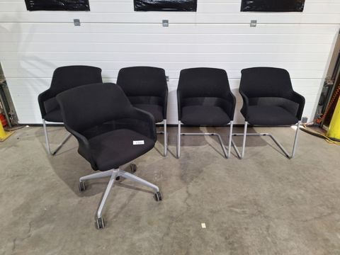 Lot bureaustoelen(zie afb)