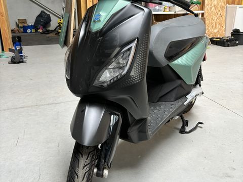 Nieuwe elektrische scooter