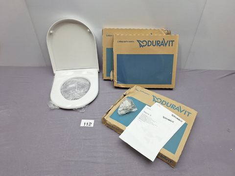 3 stuks Duravit Toiletzitting (Nieuw in Doos)