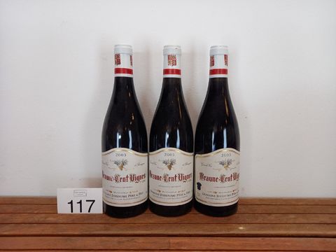 3 flessen Beaune-Cent Vignes 2003 Domaine Jessiaume Père & Fils Santenay
