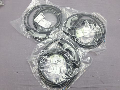 3x Phoenix Contact EV-laadkabel – Type EV-T1G3C-1AC32A-6.5M6.0ESBK01+accessoires