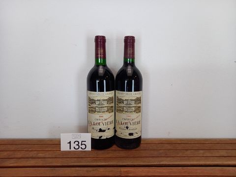 Château La Louvière Pessac-Léognan 1990 2 flessen