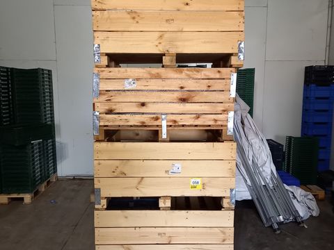 4 houten kisten 120x100x50cm