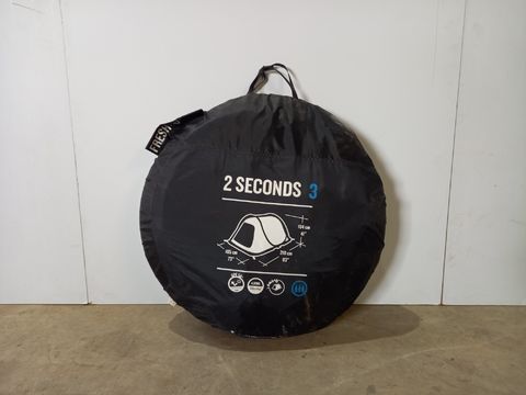 2 persoons popup tent "fresh and black" van Quecha