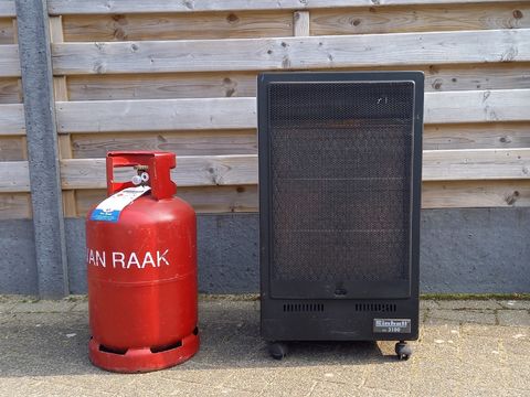 Einhell mobiele gaskachel incl.2 gasflessen