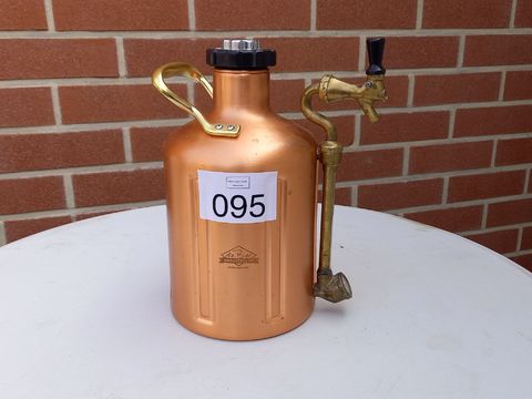 Mini thuis biertap 3,8 liter uKeg 128 koper Growlerwerks