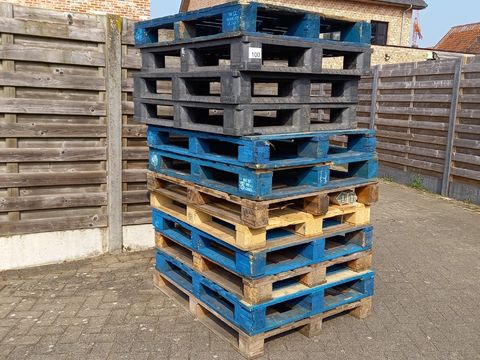 Lot van 12 pallets 100x120cm