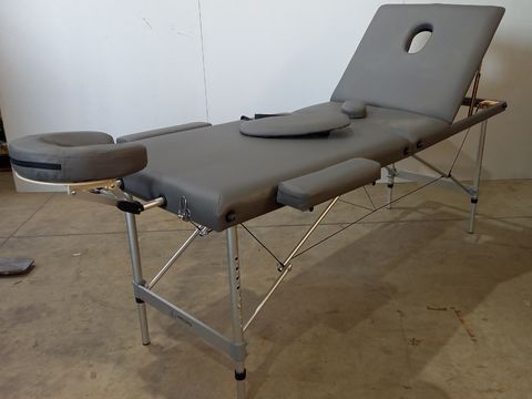 Massagetafel met 3 zones 186x68 cm aluminium