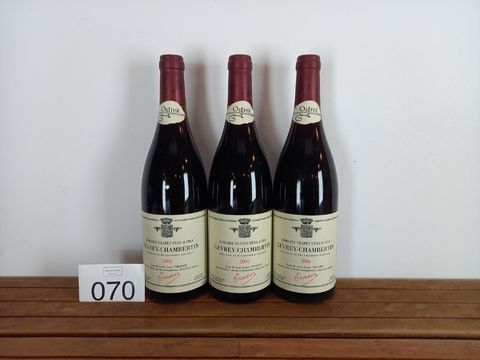 Gevrey Chambertin, dom.Trapet p&f,3 flessen 2004