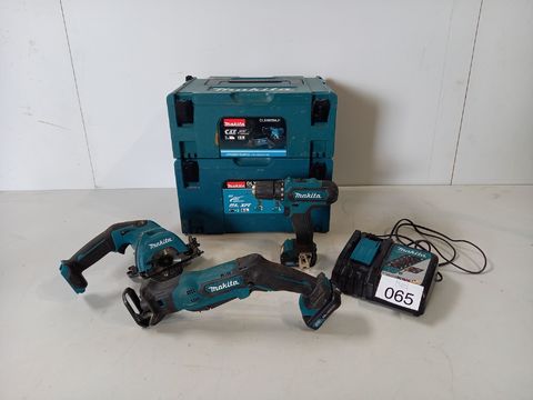 Makita accu reciprozaag,schroefmachine en Cirkelzaag