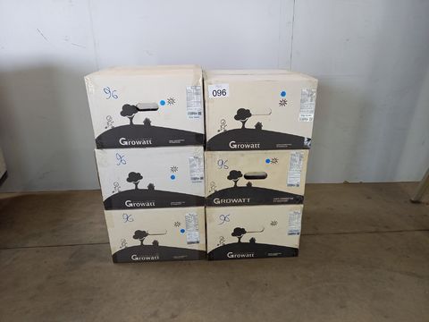 6 nieuwe omvormers Growatt MIN 4600TL-XE