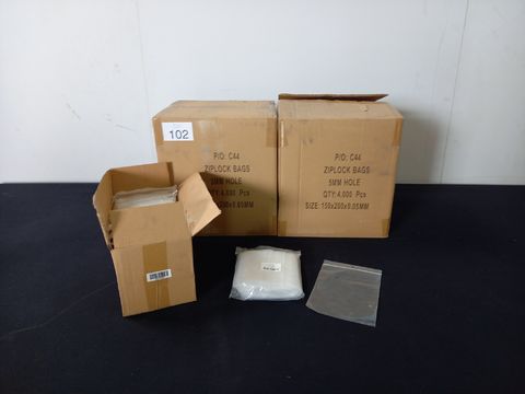 ±9000st. Hersluitbare plastic zakjes