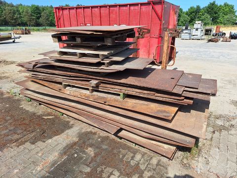 Lot of steel plates
