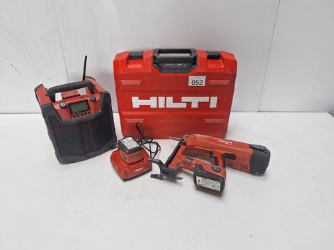 Hilti BX 3-ME accu schiethamer + Hilti accu bouwwerf radio