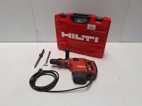 Hilti TE 500-AVR breekhamer 220v met koffer en 2 beitels